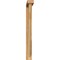 Ekena Millwork Traditional Block Rough Sawn Bracket w/ Offset Brace, Western Red Cedar, 4"W x 28"D x 40"H BKT0402X28X40TRA05RWR - alternate 4